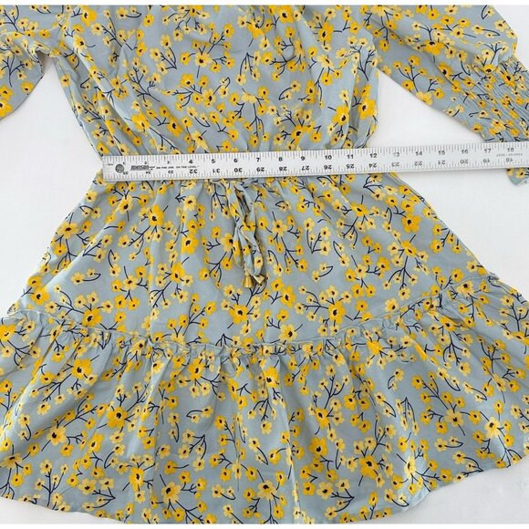 Hint Of Blush Floral Off The Shoulder Unlined Lightweight Dress Sz‎ S Feminine - Picture 11 of 12